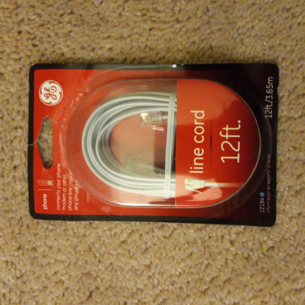 🔥CLEARANCE🔥 GE Line Cord (12 ft)